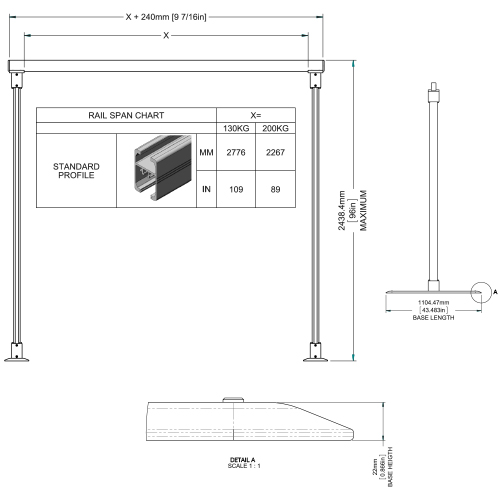 Gantry-Dimensions